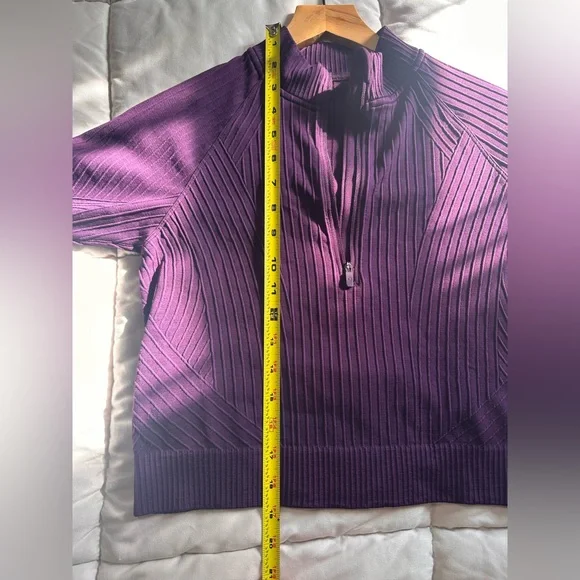 Lululemon Rest Less Cropped Half Zip - Picture 12 of 13